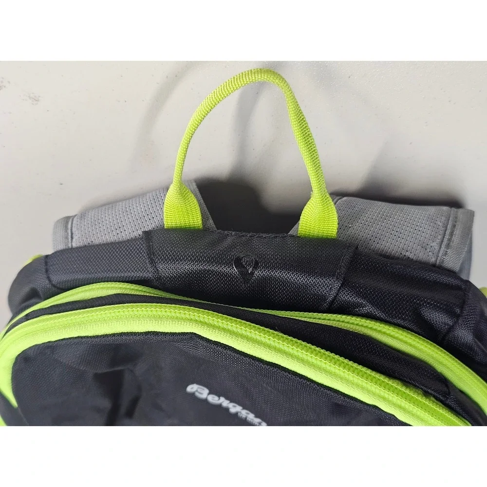 Bergans of Norway Rondane 18 Technical Backpack Black Neon Lime Green Hiking